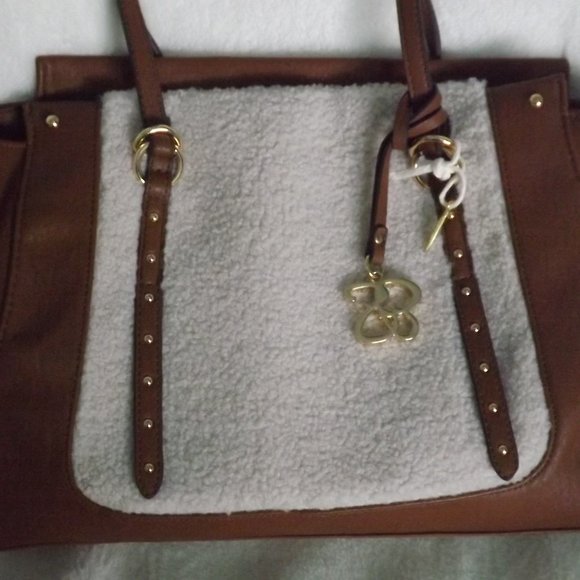 Jessica Simpson Handbags - Jessica Simpson Vienna Satchel,  Bone and Almond Brown